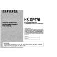 AIWA HSSP970 Instrukcja Obsługi
