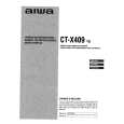 AIWA CTX409 Instrukcja Serwisowa