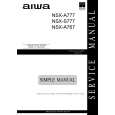 AIWA NSXA767 U/LH/U Instrukcja Serwisowa