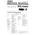 AIWA AD-F220 Instrukcja Serwisowa