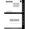 AIWA CSDED67 Instrukcja Serwisowa