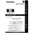AIWA XRH770MD Instrukcja Serwisowa