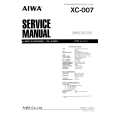 AIWA XC-007 Instrukcja Serwisowa