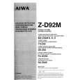 AIWA TX-Z92 Instrukcja Obsługi