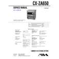 AIWA CX-ZA650 Instrukcja Serwisowa
