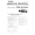 AIWA CS-W330 Instrukcja Serwisowa