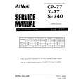AIWA X77 Instrukcja Serwisowa