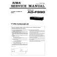 AIWA ADF990 Instrukcja Serwisowa