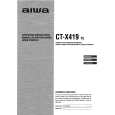 AIWA CTX419 Instrukcja Obsługi