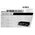 AIWA AD-R550 Instrukcja Obsługi